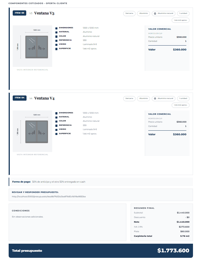 Vista previa real del PDF comercial